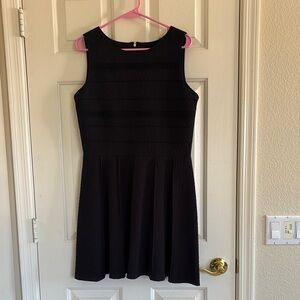 Ivanka Trump Black Sleeveless A-Line Dress